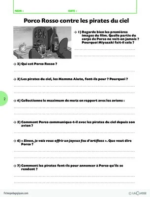 La petite école du cinéma (1) / Porco Rosso