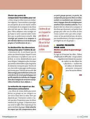 10 pratiques innovantes pour la classe (2) / Promouvoir l'estime de soi
