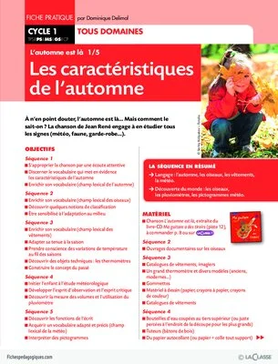 Activités autour d'une chanson / L'automne est là
