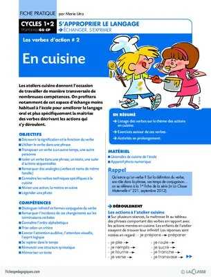 Les verbes d'action (2) / En cuisine