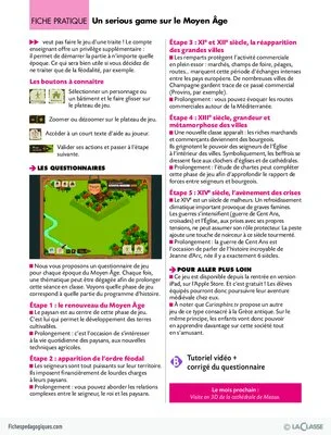 TICE et histoire (3) / Un serious game sur le Moyen Age