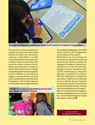 Ma première année de titulaire en élémentaire (3) / Première classe : soyons très français (2)