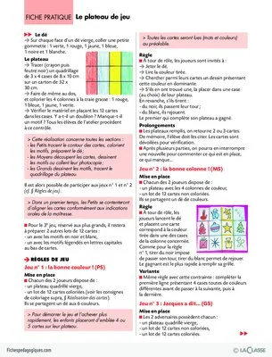 Pas à pas (12) / Le plateau de jeu