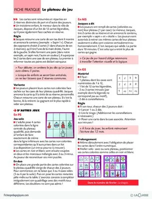 Pas à pas (12) / Le plateau de jeu