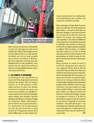 Ma première année de titulaire en maternelle (4) / Au rythme des activités physiques