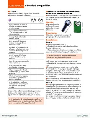 L'électricité au Cycle 3