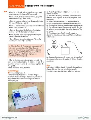 L'électricité au Cycle 3
