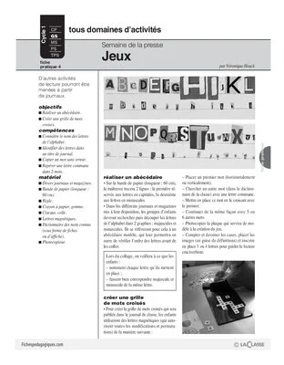 Pack thématique - Semaine de la presse