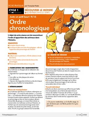 Juste un petit bout (9) /Ordre chronologique