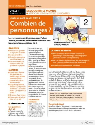 Juste un petit bout (10) / Combien de personnages ?