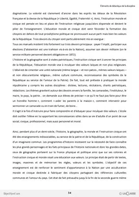 Parcours Oral CRPE - Instruction civique et morale