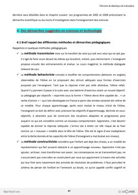 Parcours Oral CRPE - Sciences et Technologie