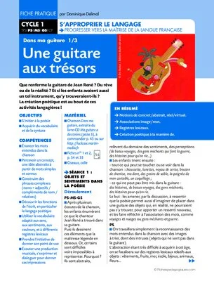Dans ma guitare 1/3 - Une guitare aux trésors