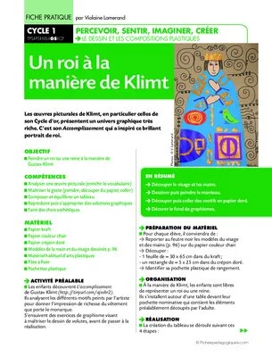 Un roi à la manière de Klimt