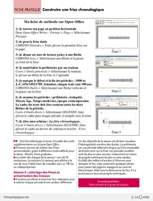 TICE et histoire (1) / Construire une frise chronologique