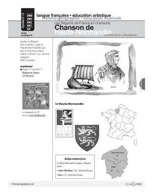 Les régions de France en chansons / Chanson de Haute-Normandie (Cycle 2)