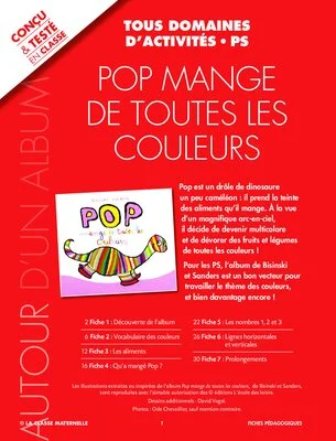 Pop mange de toutes les couleurs