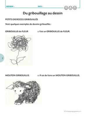 Du gribouillage au dessin