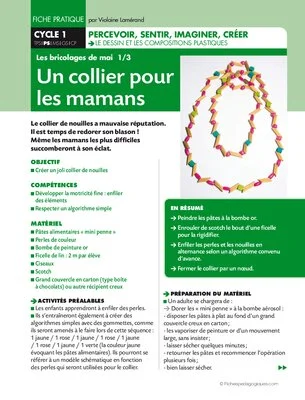 Un collier pour les mamans
