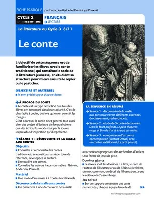 La littérature au cycle 3 (3). Le conte