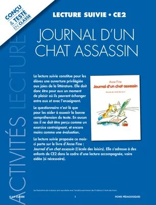 Journal d'un chat assassin
