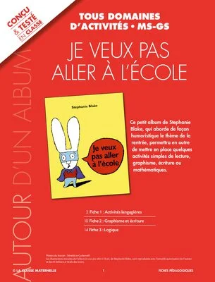 Je veux pas aller à l'école