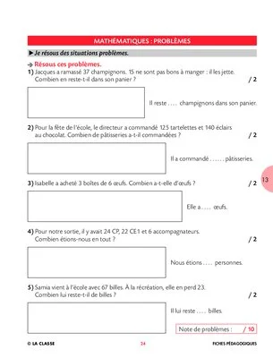 Evaluations CE1