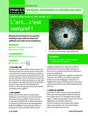 Ateliers découverte en arts visuels