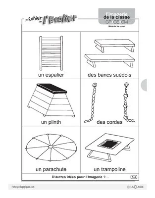 Imagerie: le matériel de sport