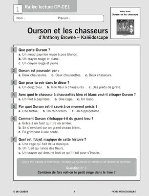 Rallye lecture CP CE1 2011