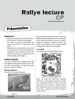 Rallye lecture CP 2012