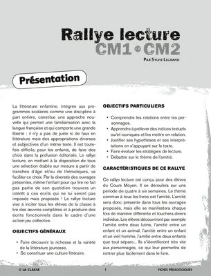Rallye lecture CM 2012