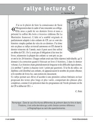 Rallye lecture CP 2014