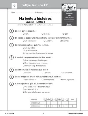 Rallye lecture CP 2014