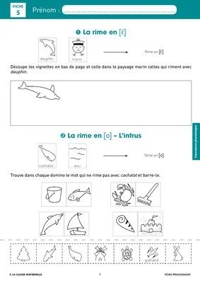 Syllasons GS Animaux de la mer