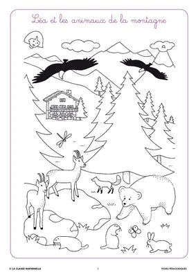 Syllasons GS Animaux de la montagne