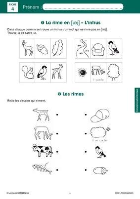 Syllasons GS Animaux de la forêt