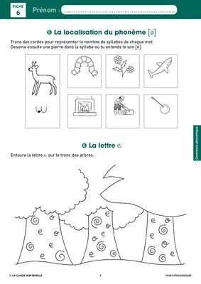 Syllasons GS Animaux de la forêt