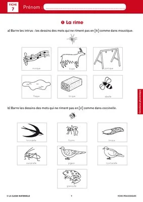 Syllasons GS Animaux du jardin