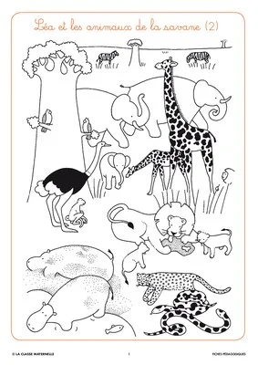 Syllasons GS Animaux de la savane (2)
