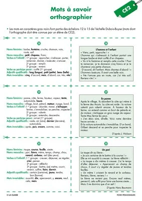 Une année de dictées CE2 juin