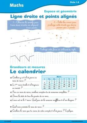 Paserelle CE2 CM1 géométrie