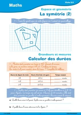 Paserelle CE2 CM1 géométrie