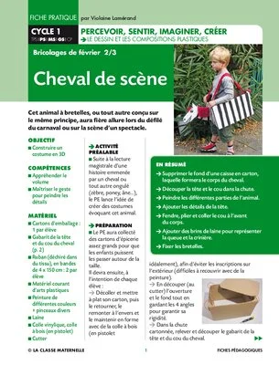 Cheval de scène