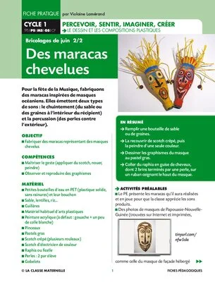 Des maracas chevelues