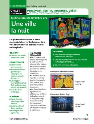 Une ville la nuit