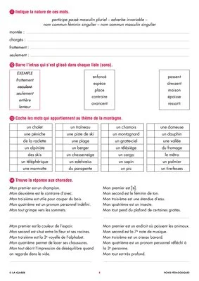 Une année de dictées CM1 septembre