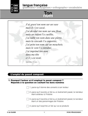 Autour de 12 textes. Texte 6