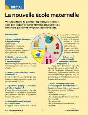 La nouvelle école maternelle