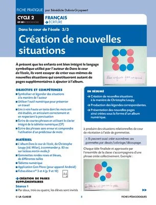 Dans la cour de l'école